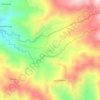 Mapa topográfico Salatí, altitud, relieve