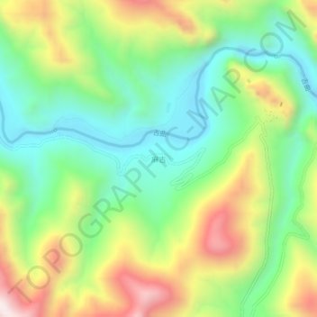 Mapa topográfico Magu, altitud, relieve