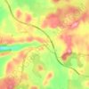 Mapa topográfico La Pezade, altitud, relieve