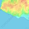 Mapa topográfico Kercambre, altitud, relieve