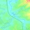 Mapa topográfico A la grande écluse, altitud, relieve