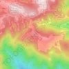 Mapa topográfico Sampson Mountain, altitud, relieve