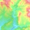 Mapa topográfico Marines Viejo, altitud, relieve