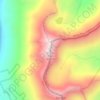 Mapa topográfico Grizzly Peak, altitud, relieve