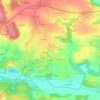 Mapa topográfico Kerentréh, altitud, relieve