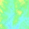 Mapa topográfico El Pozon, altitud, relieve