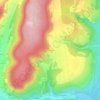 Mapa topográfico Concœur, altitud, relieve