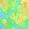Mapa topográfico Санатория "Тишково", altitud, relieve