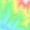 Mapa topográfico La Palma Del Lirio, altitud, relieve