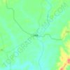 Mapa topográfico 公坡镇, altitud, relieve