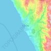 Mapa topográfico Rumonge, altitud, relieve