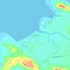 Mapa topográfico Namruangan, altitud, relieve