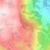 Mapa topográfico Bescones, altitud, relieve