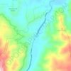 Mapa topográfico Cube, altitud, relieve