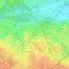 Mapa topográfico Ménespey, altitud, relieve