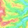 Mapa topográfico Montauto, altitud, relieve