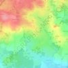 Mapa topográfico Bête, altitud, relieve