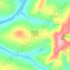 Mapa topográfico Kidahwe, altitud, relieve