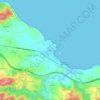 Mapa topográfico La Isla, altitud, relieve
