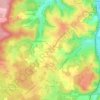 Mapa topográfico La Croix-de-Monpazier, altitud, relieve