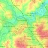 Mapa topográfico Wolverton, altitud, relieve