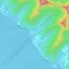 Mapa topográfico Ha’apiti, altitud, relieve