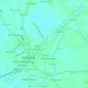 Mapa topográfico Tandang Sora, altitud, relieve