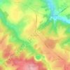 Mapa topográfico Bierre en Morvan, altitud, relieve