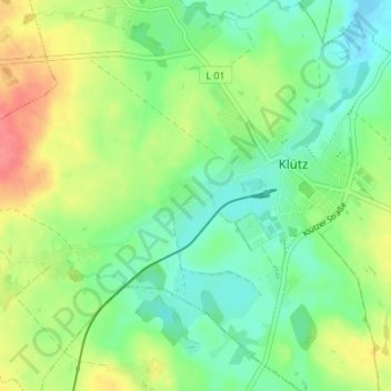 Mapa topográfico Arpshagen, altitud, relieve