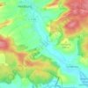 Mapa topográfico Einöd, altitud, relieve