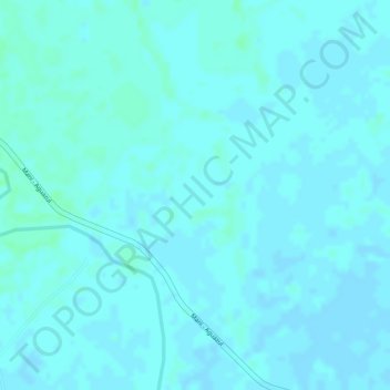 Mapa topográfico El Carajo, altitud, relieve