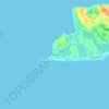 Mapa topográfico Punta Lobos, altitud, relieve