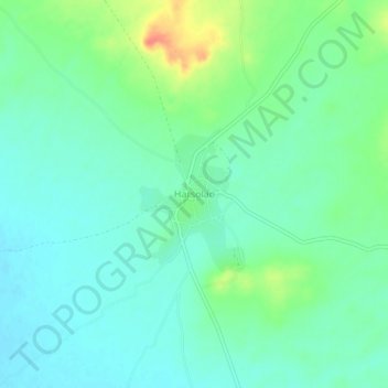 Mapa topográfico Harsolao, altitud, relieve