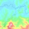 Mapa topográfico Itajiporã, altitud, relieve