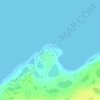 Mapa topográfico Cape Felix, altitud, relieve