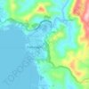 Mapa topográfico Timmys Little Bagiou, altitud, relieve