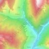 Mapa topográfico Matiyam, altitud, relieve