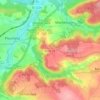 Mapa topográfico Kleinweingarten, altitud, relieve