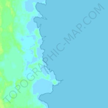 Mapa topográfico Nunalla, altitud, relieve