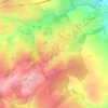 Mapa topográfico Coursage, altitud, relieve