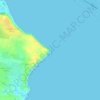 Mapa topográfico Greenore Point, altitud, relieve