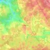 Mapa topográfico Поварово, altitud, relieve
