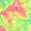 Mapa topográfico Gaubiving, altitud, relieve