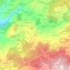 Mapa topográfico Tiúlfe, altitud, relieve