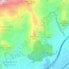 Mapa topográfico Montornés, altitud, relieve