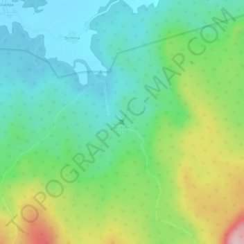 Mapa topográfico Barabukra Falls, altitud, relieve