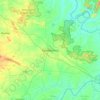 Mapa topográfico Ranebennur, altitud, relieve
