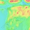 Mapa topográfico Greith, altitud, relieve
