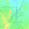 Mapa topográfico De Aar, altitud, relieve