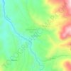 Mapa topográfico Uchucarco, altitud, relieve